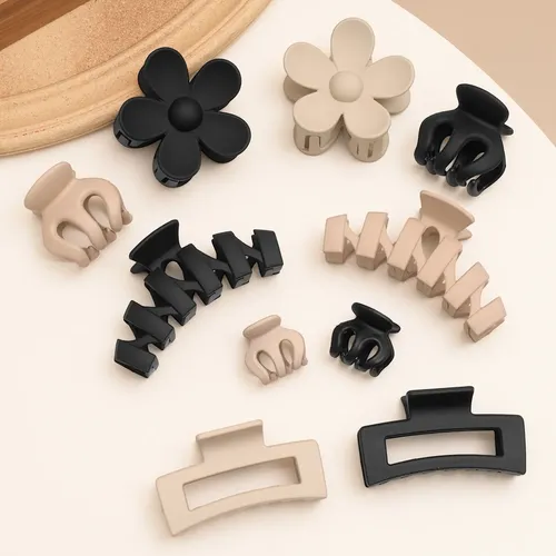 A 10 Piezas De Accesorios Modernos For El Cabello Con S