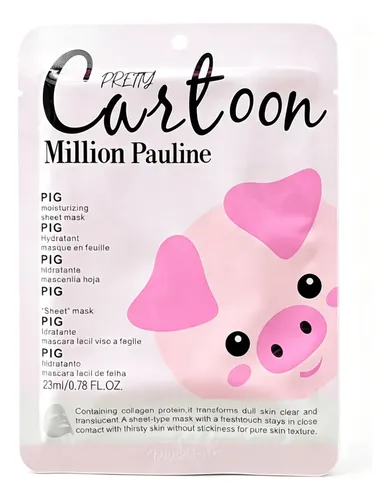 Pack X10 Mascarilla Animal Cartoon Colágeno Hidratante