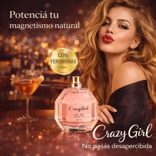 Perfume Femenino Con Feromonas Crazy Girl Sexitive