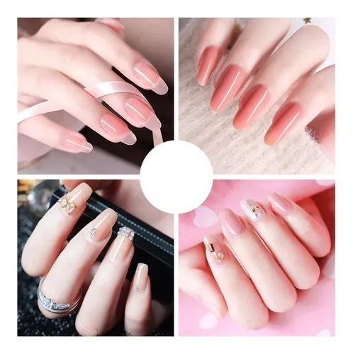 Kit Uñas Polygel 30ml Manicura Capsula Dual Pincel Broche