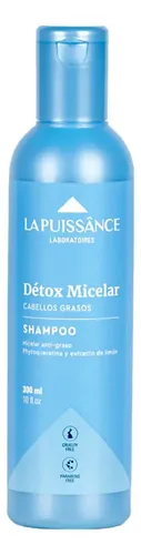 Shampoo Pelo Graso Keratina Sin Parabenos 300ml La Puissânce