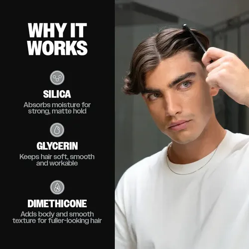 Slick Gorilla – Polvo Texturizante Voluminizador Para Peinar El Cabello Efecto Matte 20g