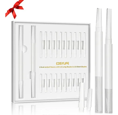 Kit Facial Depilador Y Exfoliante Con 2 Cuchillas Y Recambio
