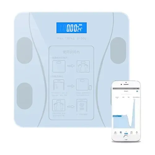 Escala Digital De Bioimpedancia Bluetooth Smart Blanca