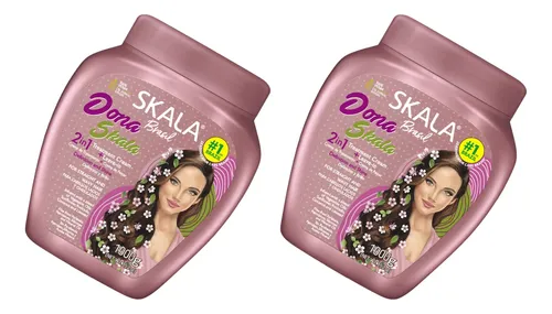 Mascara Crema Skala Dona 2 En 1 Crema Peinar Vegana X 2 U