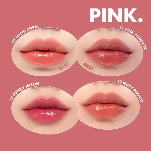 Labial Tinta Coreana Romand Juicy Lasting Tint tono #22 Pomelo Skin