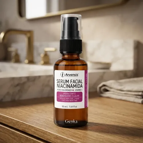 Serum Niacinamida 10% Con Hialuronico Vitamina 50cc Arvensis