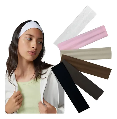 Diademas De Tela Suave For Mujer 6 Piezas De Pelo Deportiv