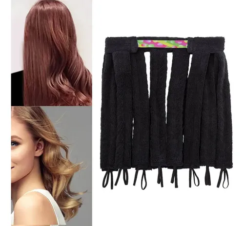2 Paquete De 2-6 Rizadores De Pelo Sin Calor, Cinta 2 Piezas