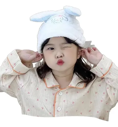 Toalla De Pelo De Secado Rápido For Niños, Gorra De Ducha A