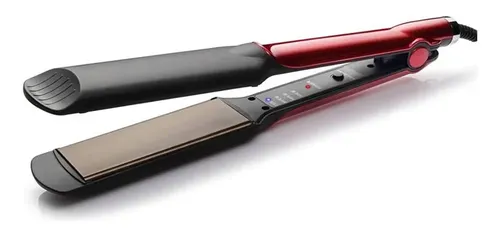 Plancha Alizadora Profesional Tomson Cerámica Cabello Húmedo/Seco Negro