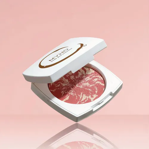 Compacto Cuadrado Rubor Horneado Ideal Para Maquillaje De Of