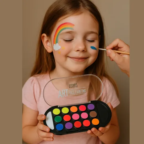 Paleta Ushas Face Painting Cremosa Maquillaje Pro