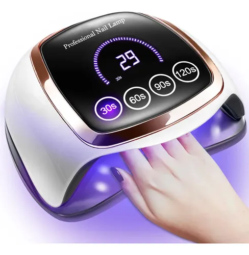Gugusure Lámpara Uñas Led Uv 180 W Pantalla Lcd Ews