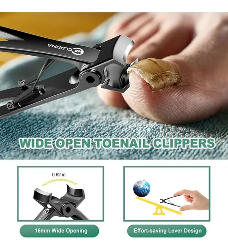Cortauñas Clppna Set Profesional Para Uñas Gruesas Y