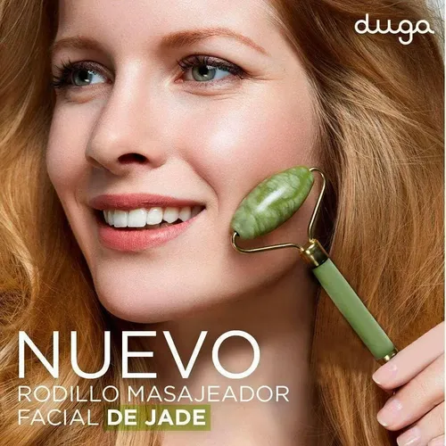 Duga Rodillo Masajeador Facial De Jade D540