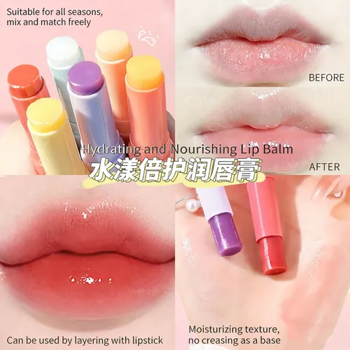 Bálsamo Labial Doble Hidratante Y Nutritivo Para Labios Seco