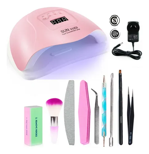 Cabina Uv Led 80w Manicuria Profesional + Set De Regalo