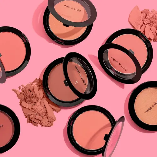 Wet N Wild Rubor En Polvo Compacto Blush Coloricon Tono del maquillaje Pinch me pink