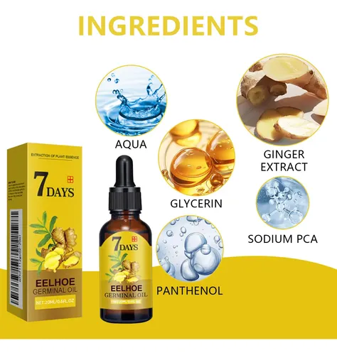 Sérum Capilar De Jengibre Eelhoe Para Un Cabello Más Suave Y
