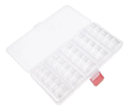 25, Frascos Pequeños Transparentes, Envases De Cosméticos,
