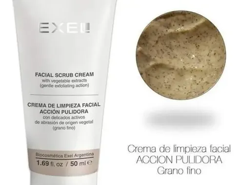 Crema De Limpieza Facial Exfoliante Acción Pulidora Exel