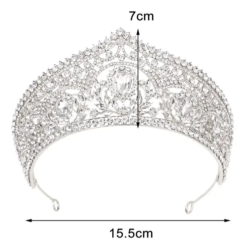 Accesorio De Pelo Para Niñas Y Mujeres Con Corona De Reina P
