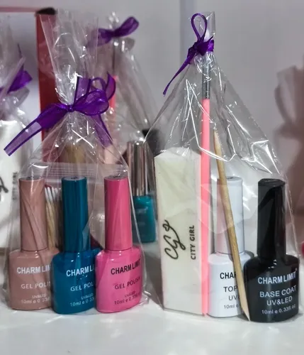 Kit Semipermanente Charm Limit Completo Con Base Y Top