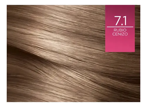 Kit Tintura L’oréal Paris Excellence Creme Tono 7.1 Rubio Cenizo Para Cabello
