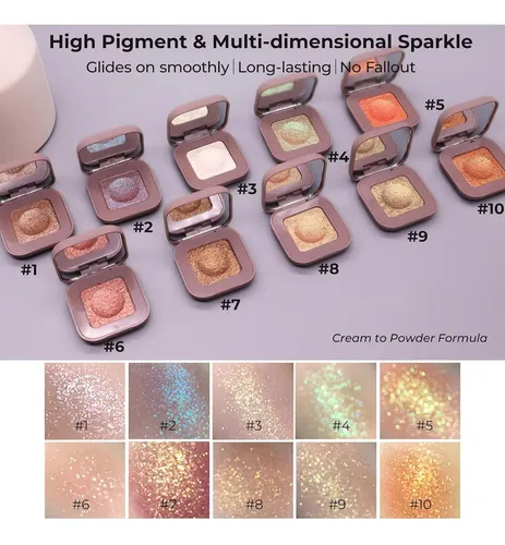 Sombra Duochrome Champagne Pink Enfuntins 1x