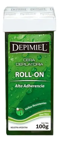 Depimiel Cera Depilatoria Roll On Alta Adherencia Aloe X3
