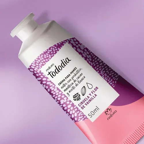 Crema Para Manos Ciruela Flor De Vainilla Tododia De Natura