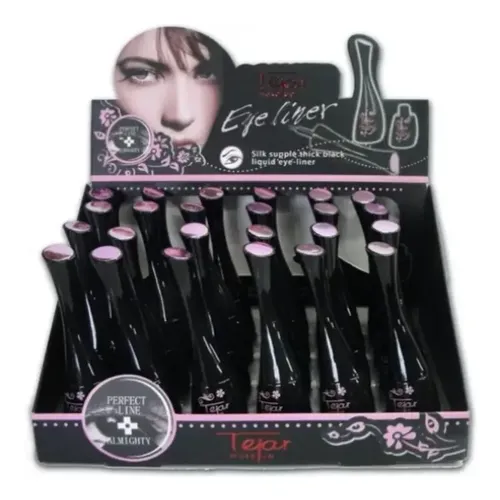 Delineador Liquido Negro Punta Pluma Fusiforme- Lfme