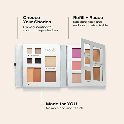 Palette Fold Out Face Woosh Beauty  13 Productos En 1