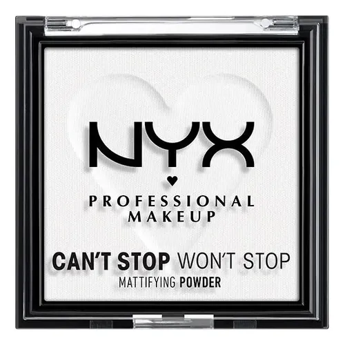 NYX Professional Makeup Can’t Stop Won’t Stop Polvo Matificante Compacto Fórmula de Larga Duración Controla el Brillo y Sella el Maquillaje para un Acabado Mate Profesional, Tono Caramel, 6 g