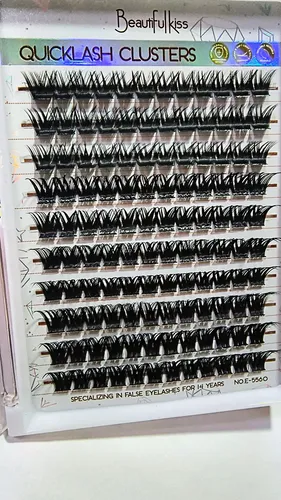 Pestañas Postizas Diy Cluster Beautifull Kiss Mix Largos