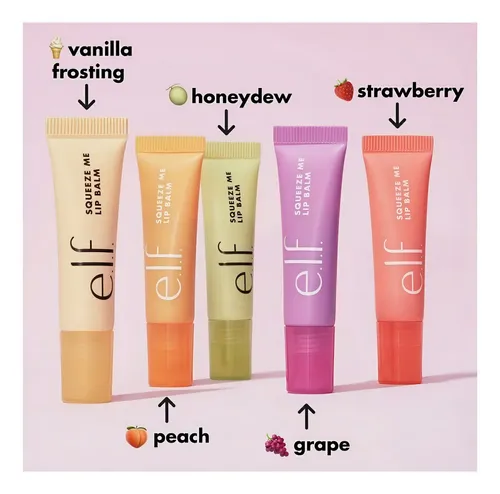 Bálsamo labial hidratante con tinte Squeeze Me Strawberry de E.L.F. Cosmetics