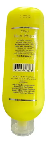Combo Non Frizze Revitalizador Capilar Angelis Argentina