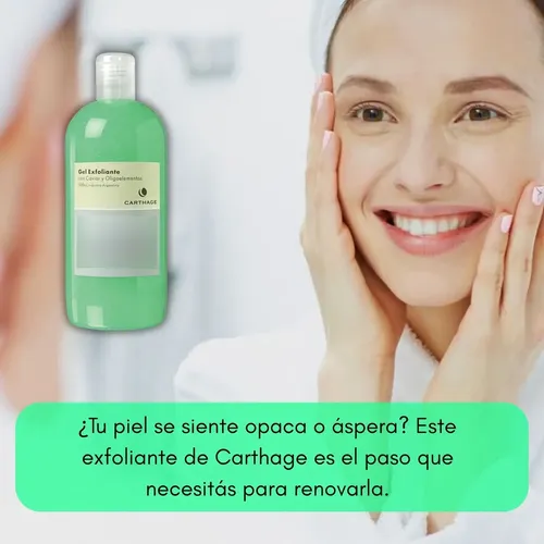 Gel Exfoliante Carthage Facial Renovador Limpieza Caviar 500