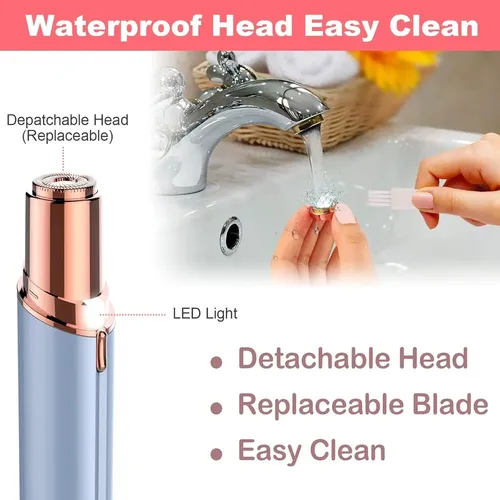Depiladora Facial, Afeitadora Para Mujeres, Rosarden Usb