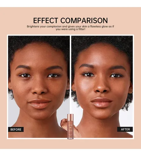 Resaltado Iluminador Nacarado Líquido Brillante Facial