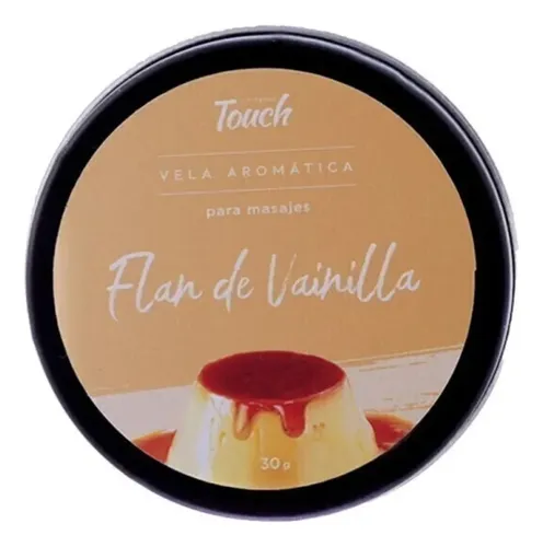 Velas Para Masajes Aromaticos Different Touch 30g Fragancia Flan de Vainilla Tipo de envase Lata