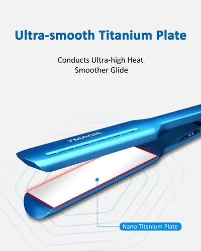 Nano Titanium Hair Straightener, 1.7  Wide Flat Iron For …