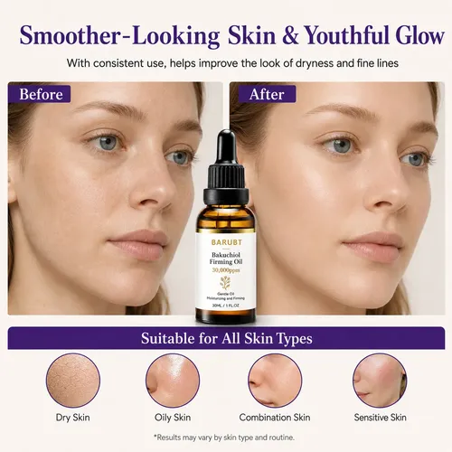 Serum Facial Bakuchiol Barubt Aceite Reafirmante 30ml