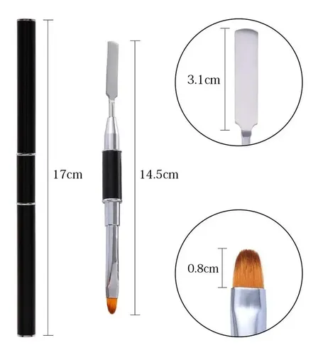 Kit Gel Uv Led Para Capsulas Dual System Poligel Gelificadas