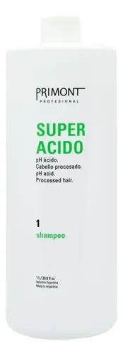 Primont Super Ácido Kit Shampoo + Acondicionador 1l Local