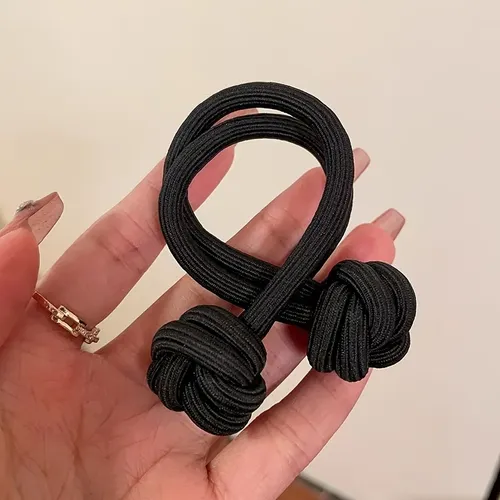 Paquete 5 Ligas Gruesas Elásticas For Cabello Mujer