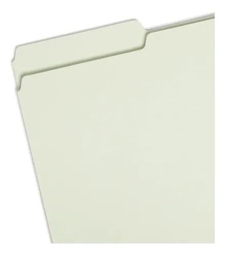 Carpeta De Archivo De Placa De Planchas Smead, Pestaña, 1 2