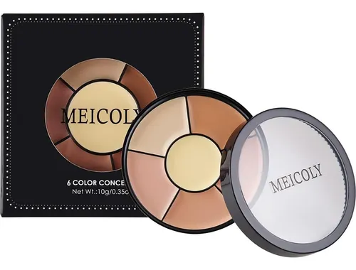 Corrector De Alta Cobertura Meicoly 6 Tonos Paleta Para