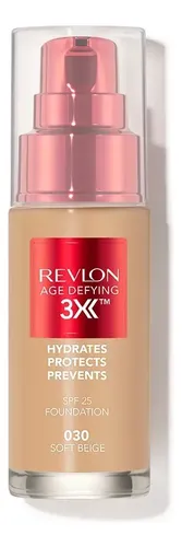Base Líquida Revlon Age Defying 3 X X 30 Ml 030 Soft Beige